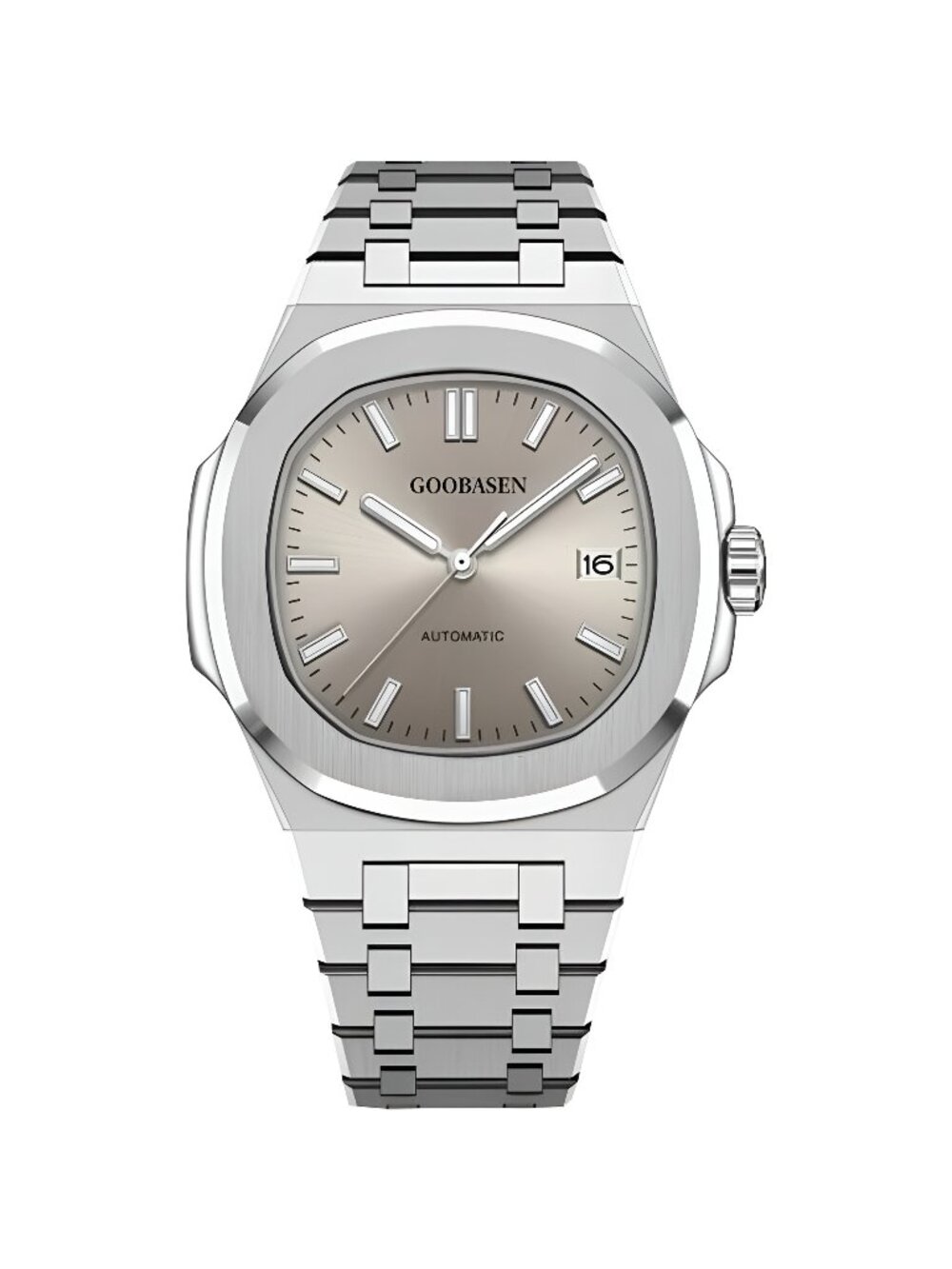 Mens Classic Square Quartz Watches Imitation Mechanical Watches